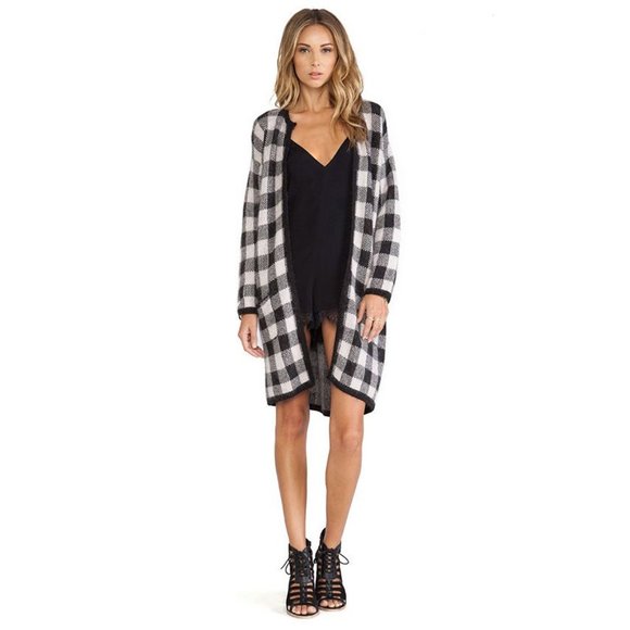 For Love & Lemons KNITZ Lumberjack Cardigan S - Picture 3 of 3
